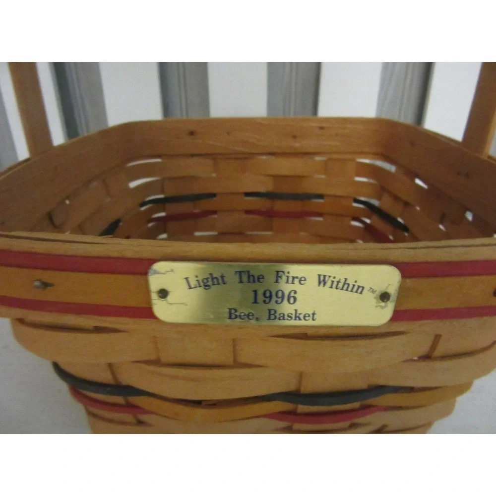 Longaberger Light the Fire Within 1996 Bee Basket Ships next day